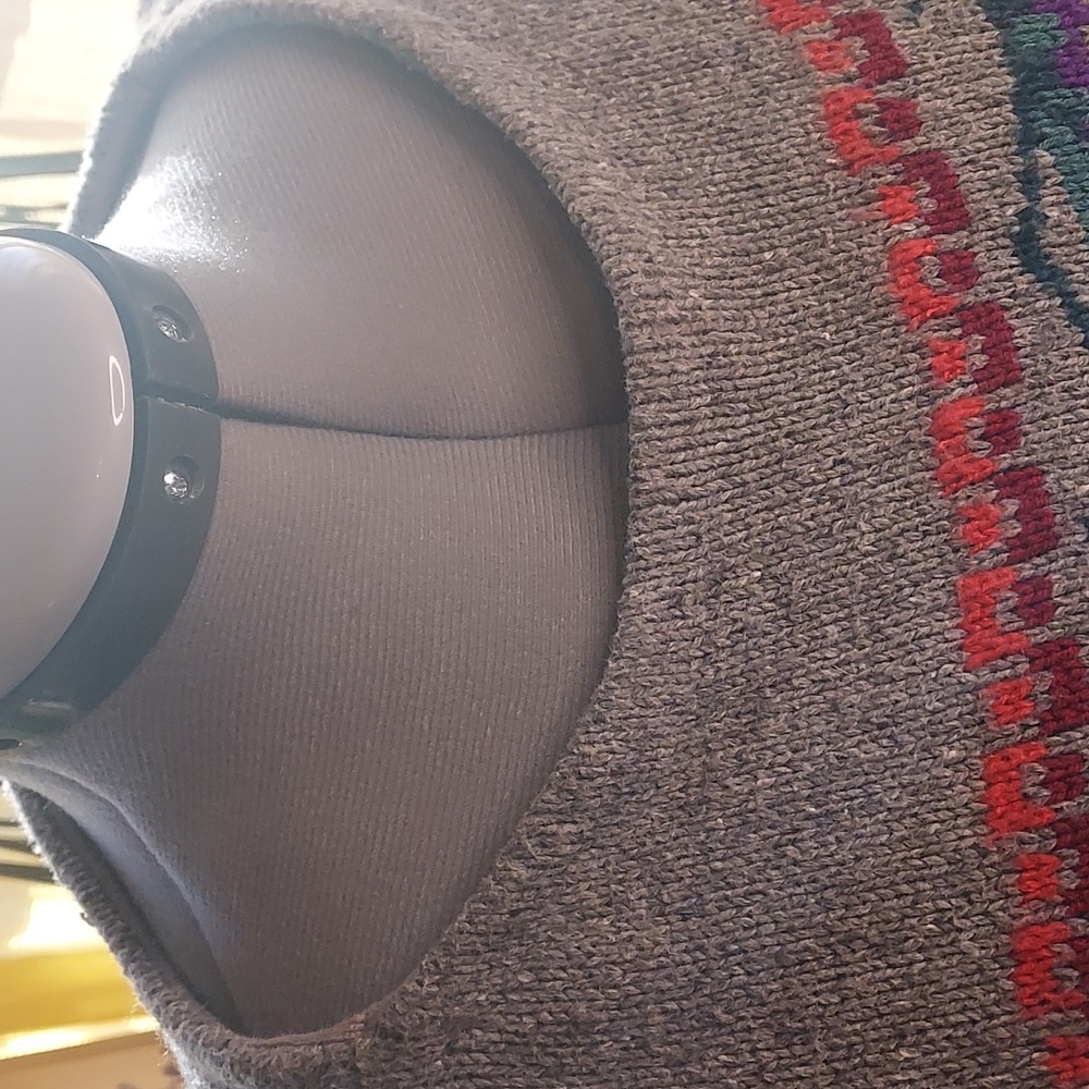 Fairisle Heather Gray Sweater by CHAPS - Picture 3 of 9